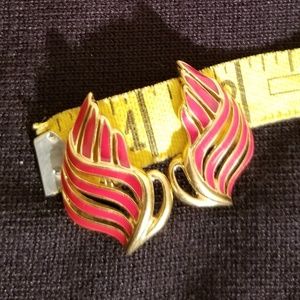 Trifari clip-on earrings